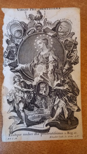 Virgo Prudentissima Virgo Prudentissima 18th century.