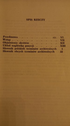 Polski słownik archiwalny opr. Bachulski Konarski Wolff