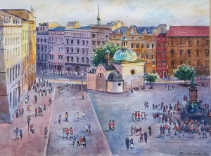 Krakow Market Square and St. Adalbert Church Marcin Hab