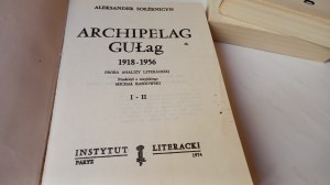 Souostroví Gulag by Alexandr Solženicyn / první polské vydání Paříž 1974-1978 / PŘEDMLUVA 1989.