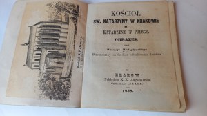 St. Catherine's Church in Krakow Wielogłowski Walery 1858.