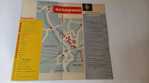 Program / Map Fis Zakopane 1962.