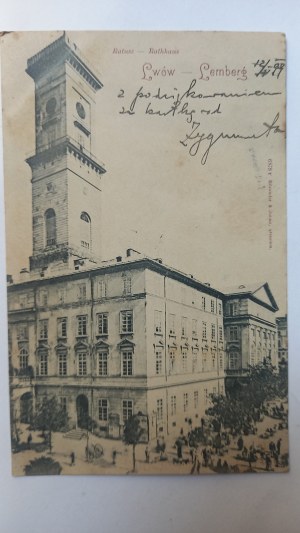 Lviv City Hall before 1899.