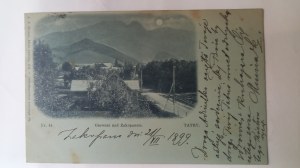 Zakopane Giewont above Zakopane before 1899.