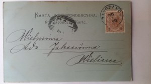 Zakopane Giewont above Zakopane before 1899.