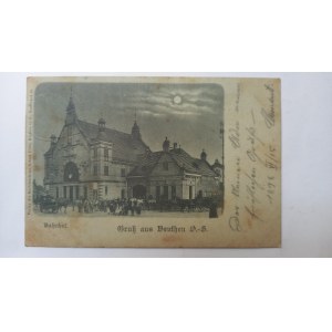 Bytom Beuthen Dworzec ok. 1885 r.