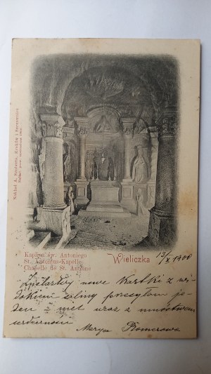 Wieliczka St. Anthony Chapel before 1900.