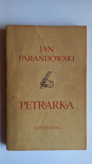 Petrarch Jan Parandowski 1st ed. 1956 AUTOGRAPH /m.
