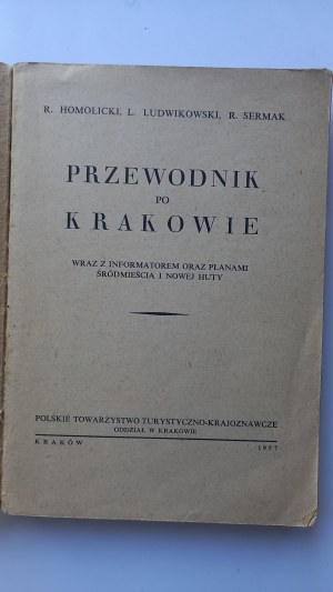 Guide to Krakow Nowa Huta 1957 /m.