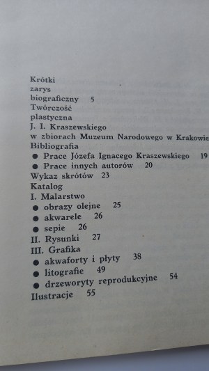 Visual works of Józef Ignacy Kraszewski Helena Kicianka /m.