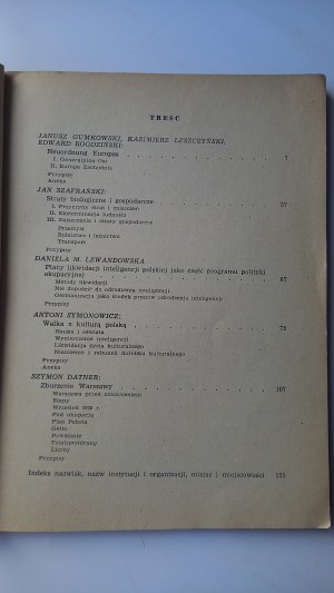 War losses of Poland ed. W. Cienkowski / m.