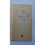 Dronsky Jerzy Harasymowicz AUTOGRAF / DEDYKACJA 1983 r. /m.