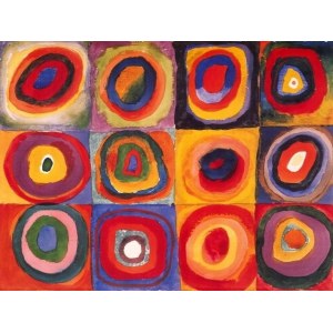 Wassily Kandinsky(1866-1944), Štúdia farieb, (1913)