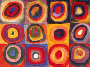 Wassily Kandinsky(1866-1944), Studium koloru, (1913)