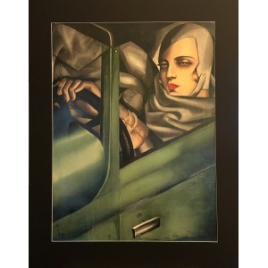 Tamara Lempicka(1898-1980) Autoportrét v zelenom Bugatti, 2015 (1929)