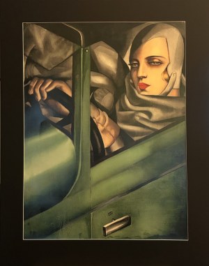 Tamara Łempicka(1898-1980) Autoportret w zielonym Bugatti, 2015 (1929)