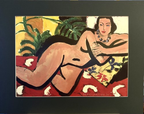 Henri MATISSE (1869-1954) Akt leżący z niebieskimi oczami (1936)