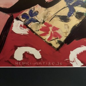 Henri MATISSE (1869-1954) Akt leżący z niebieskimi oczami (1936)