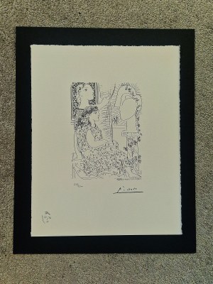 Pablo PICASSO (1881 - 1973) Dwie kobiety… z cyklu Suita Vollarda,1973