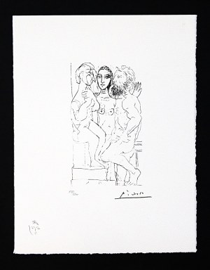 Pablo PICASSO (1881 - 1973),Rzeźbiarz, Modelka i Rzeźba 1200