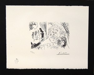 Pablo PICASSO (1881 - 1973), Maria Teresa e la testa di Rembrandt con berretto
