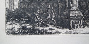 Giovanni Battista Piranesi(1720-1778),Widok na Łuk Septymiusza Sewera w Rzymie