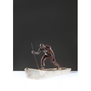 Olga Nevskaya (1898 Kharkiv - 1943 Warsaw), Skiing, 1926