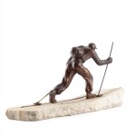 Olga Nevskaya (1898 Kharkiv - 1943 Warsaw), Skiing, 1926