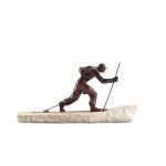 Olga Nevskaya (1898 Kharkiv - 1943 Warsaw), Skiing, 1926