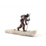 Olga Nevskaya (1898 Kharkiv - 1943 Warsaw), Skiing, 1926