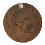 Olga Niewska (1898 Charków - 1943 Warszawa), Medalion z Marszałkiem Józefem Piłsudskim