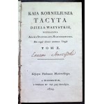 Kaia Korneliusz Tacyt, Kaia Korneliusz, Tacyta Dzieła Wszystkie, T II, 1804