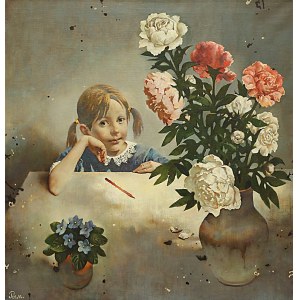 Sergei Rimashevsky, Peonies, 2016