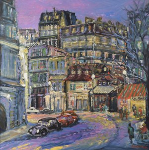 Jan SZANCENBACH (1928 - 1998), Z cyklu: Montmartre - Rue Lepic, 1992
