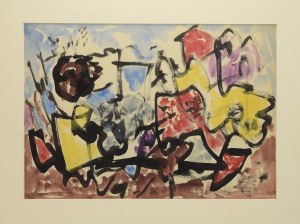 Alfred LENICA (1899-1977), Kompozycja abstrakcyjna, ok. 1948