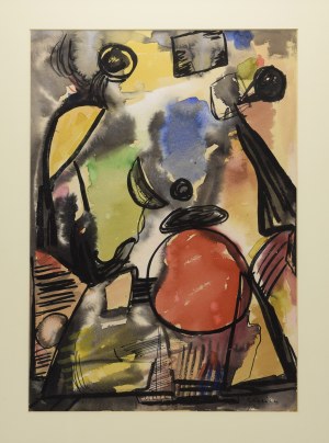 Alfred LENICA (1899-1977), Kompozycja abstrakcyjna, ok. 1948