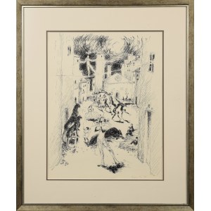 Dora KUCEMBIANKA [DORA BIANKA] (1895-1979), Uliczna zabawa, 1977