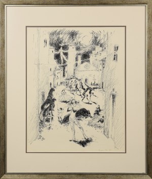 Dora KUCEMBIANKA [DORA BIANKA] (1895-1979), Uliczna zabawa, 1977