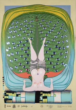 Friedensreich HUNDERTWASSER (1928-2000), W hołdzie Schröder-Sonnensternowi, 1972
