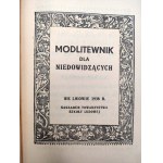 Modlitewnik dla niedowidzących - Lwów 1938 [ryciny]