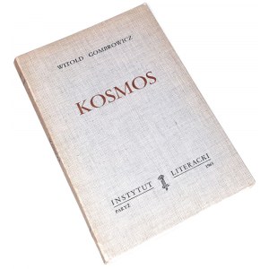 GOMBROWICZ - KOSMOS wyd.1 IL Paris 1965