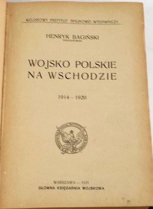 BAGIŃSKI- POLISH ARMY IN THE EAST