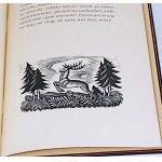 ŻEROMSKI - PUSZCZA JODŁOWA woodcuts by Skoczylas luxury binding