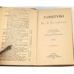 KITOWICZ - SPOMIENKY FR. KITOWICZA. T. 1-3 [komplet v 2 zväzkoch] Ľvov 1882