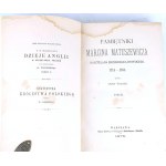MATUSZEWICZ- PAMIĘTNIKI MARCINA MATUSZEWICZA KASZTELANA BRZESKIEGO-LITEWSKIEGO 1714-1765. T. 1-4 (komplet w 2 wol.)