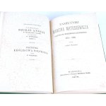 MATUSZEWICZ- PAMIĘTNIKI MARCINA MATUSZEWICZA KASZTELANA BRZESKIEGO-LITEWSKIEGO 1714-1765. T. 1-4 (komplet w 2 wol.)