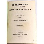 [ŻYCIA ZACNYCH MĘŻÓW Z PLUTARCHA] KRASICKI- DZIEŁA t. IX-X 1835 półskórek
