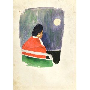 Ludwik MACIĄG (1920-2007), Zachód słońca