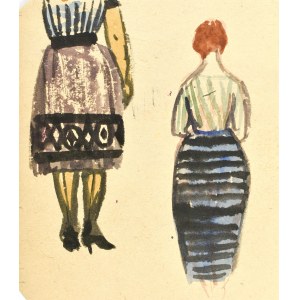 Ludwik MACIĄG (1920-2007), Projekt ubioru damskiego