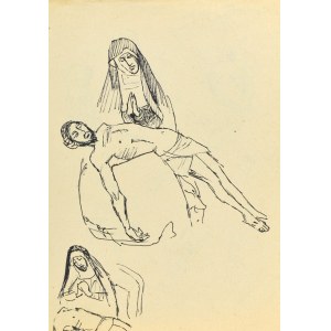 Ludwik MACIĄG (1920-2007), Maryja nad ciałem Chrystusa